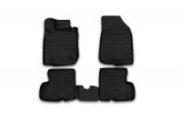 Коврики 3D в салон NISSAN Terrano, 2014-2016, 2WD, 4 шт. (полиуретан)