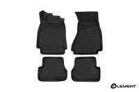 Коврики 3D в салон AUDI A6, 2012->, седан/без перч. ящика, 4 шт. (полиуретан)