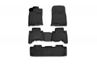 Коврики 3D в салон LEXUS GX 460 2013-н.в., 5 шт. (полиуретан)