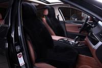 Меховая накидка на сиденье короткий ворс Черная (Австралия)
