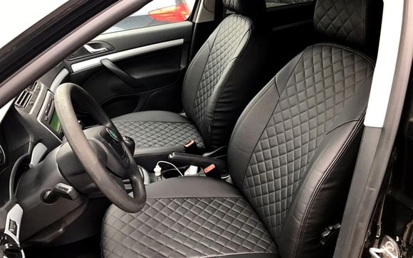 Чехлы из экокожи РОМБ для Audi A3 (1996-2003) "Автопилот"