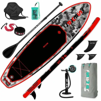 Надувная SUP-доска (сапборд) FunWater Honor Red 11'0 (330x84x15 cm)