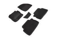 Ворсовые 3D коврики для FORD KUGA I овальный крепеж (2008-2012)
