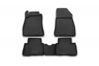 Коврики в салон NISSAN Juke, 2010-2014, 2014-н.в., крючок T/L 4 шт. (полиуретан)