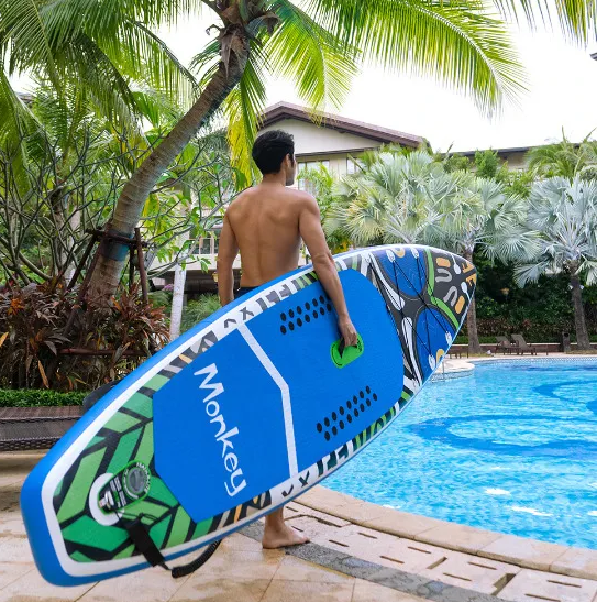 Надувная SUP-доска (сапборд) FunWater 02A Monkey (335x83x15 cm)