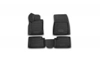 Коврики 3D в салон JEEP Grand Cherokee, 2014-н.в., 4 шт. (полиуретан, бежевые)