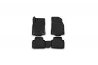 Коврики 3D в салон NISSAN X-Trail T32 2015-н.в., 4 шт. (полиуретан)