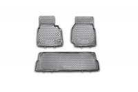 Коврики в салон LAND ROVER Defender 110 5D, 2007-н.в. 3 шт. (полиуретан)