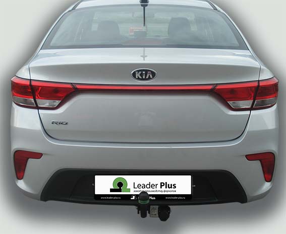 Фаркоп для Kia Rio 4 седан (без электрики) (2017-н.в.) «ЛидерПлюс»