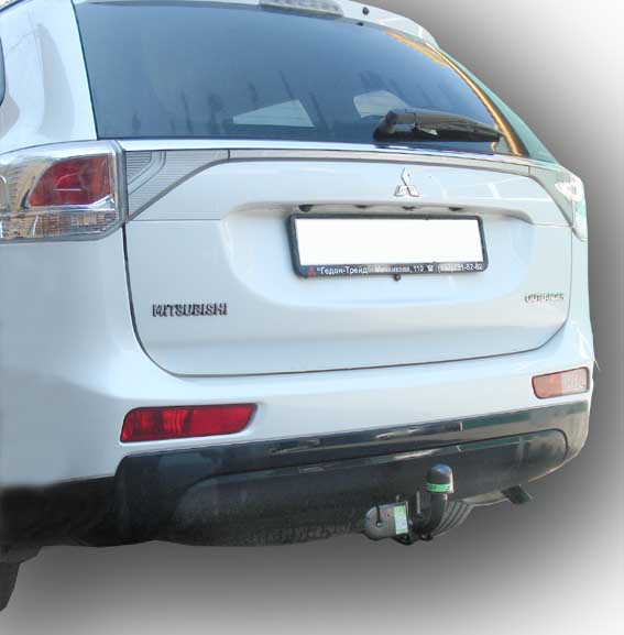 Фаркоп для Mitsubishi Outlander (без электрики) (2012-2018) «ЛидерПлюс»
