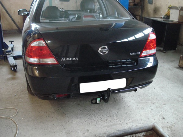 Фаркоп для Nissan Almera Classic седан (без электрики) (2006-2012) «ЛидерПлюс»