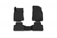 Коврики 3D в салон NISSAN Qashqai J11F, 2015-н.в., сборка РФ, 4 шт. (полиуретан)