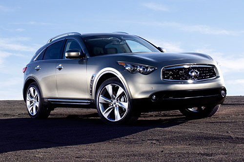 Защита картера Infiniti FX 50 II (2 части) (2009-2012) 5.0 Alfeco