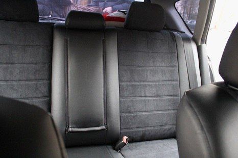 Авточехлы из алькантары для Renault Duster 40/60 без Airbag (2011-2015) "Автопилот"