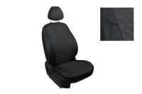 Авточехлы из алькантары Ромб для MAZDA 3 Hatchback (2003-2009) "Seintex"