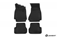 Коврики 3D в салон AUDI A6 III (C7), 2012->, Avant/Allroad/без перч. ящика, 4 шт. (полиуретан)