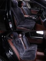 Меховые накидки на сиденья короткий ворс Серые комплект (Австралия)