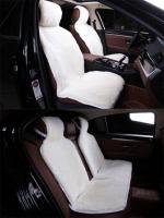Меховые накидки на сиденья короткий ворс Белые комплект (Австралия)