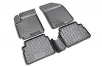 Коврики 3D в салон RENAULT Logan 2004-2009, 2010-2014, 4 шт. (полиуретан)