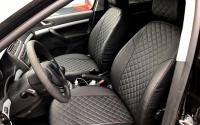 Чехлы из экокожи РОМБ для Suzuki SX4 (2014-н.в.) "Автопилот"