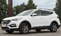 Рейлинги на крышу Hyundai Santa Fe 3 (2012-2018)