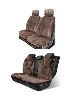 Накидки на сиденья из мутона Капучино (комплект)