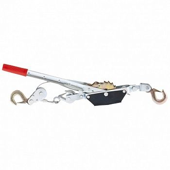 Лебедка рычажная, тяга 1,5 т, подъем 0,6 т, одинарное храповое колесо Sparta