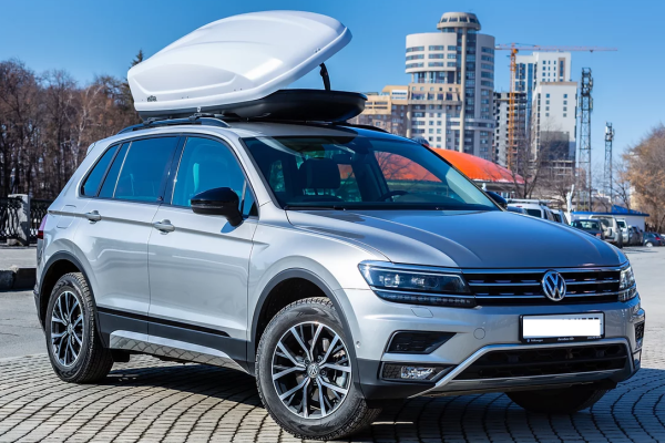 Автобокс на крышу Koffer A440 серый глянец (1860х860х420)