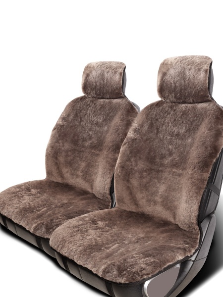 Накидки на сиденья из мутона Капучино (комплект)