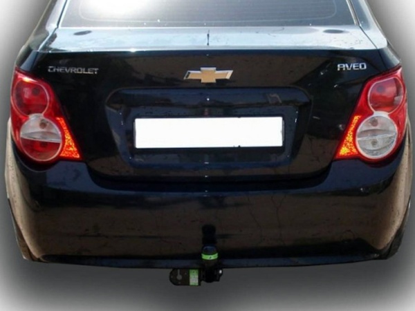 Фаркоп для Chevrolet Aveo T300 (без электрики) (седан) (2012-н.в.) «ЛидерПлюс»