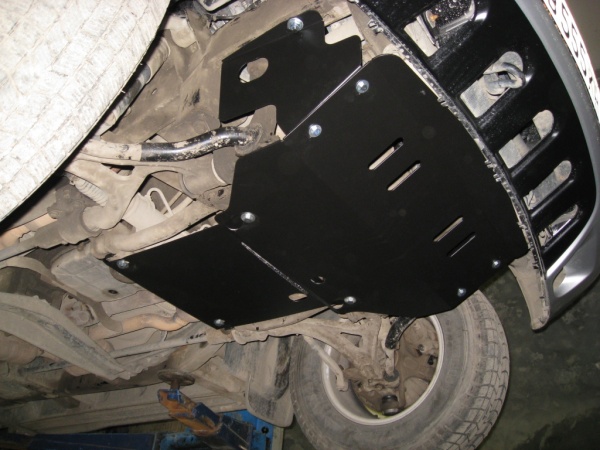 Защита картера Mercedes W163 ML320 (3 части) (1997-2005) 3.2 Alfeco