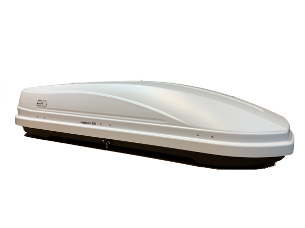 Автобокс на крышу Магнум 330 белый карбон (1850х600х420)