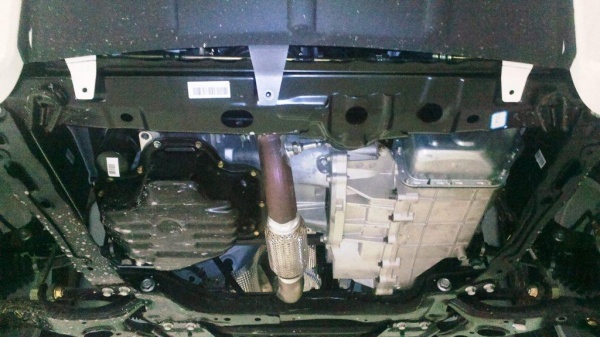 Защита картера Geely Emgrand X7 (2013-2021) 2.0 Alfeco
