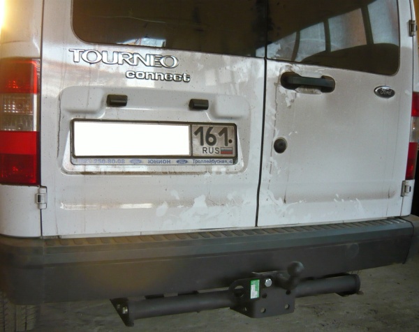Фаркоп для Ford Tourneo Connect PU2 (без электрики) (2002-2013) «ЛидерПлюс»