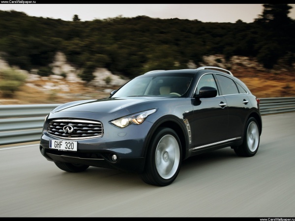 Защита картера Infiniti FX 37 (2 части) (2009-2012) 3.7 Alfeco