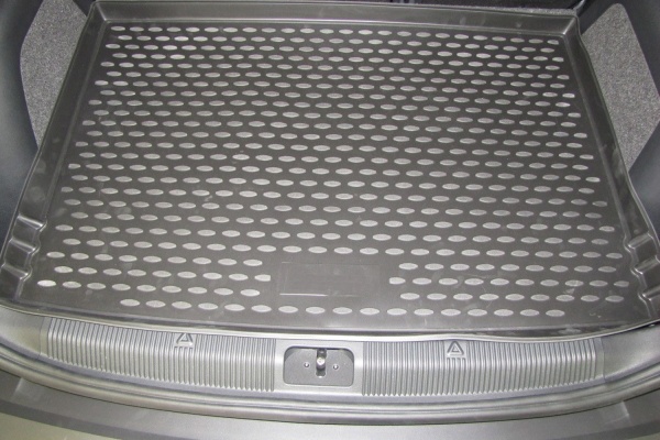Коврик в багажник SKODA Yeti (2009-н.в.) кросс. (полиуретан)