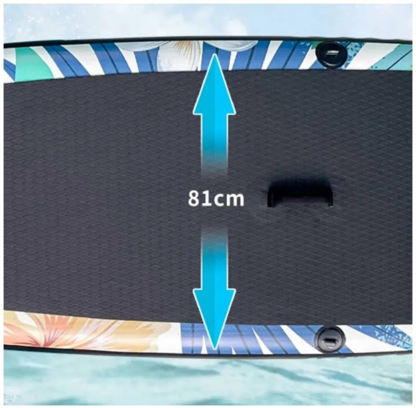 Надувная SUP-доска (сапборд) JS Scirocco Palm 10'6" 320x81x15 см, полный комплект, LE320