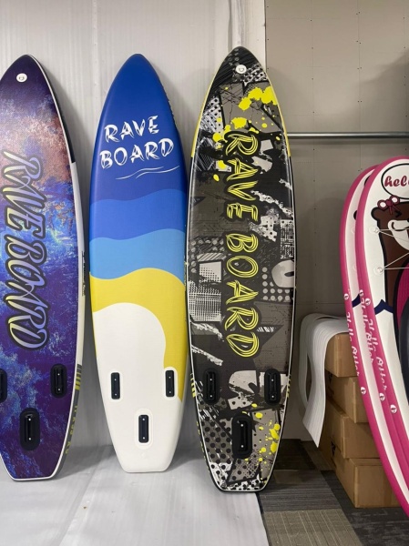Надувная SUP-доска (сапборд) Rave Board Forest (335x83x15 cm)