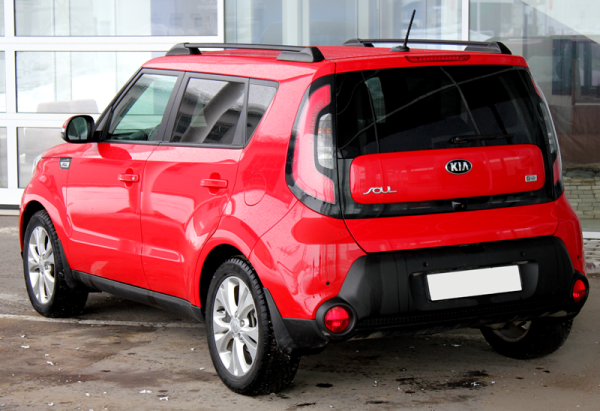 Рейлинги на крышу Kia Soul II (2013-2018)