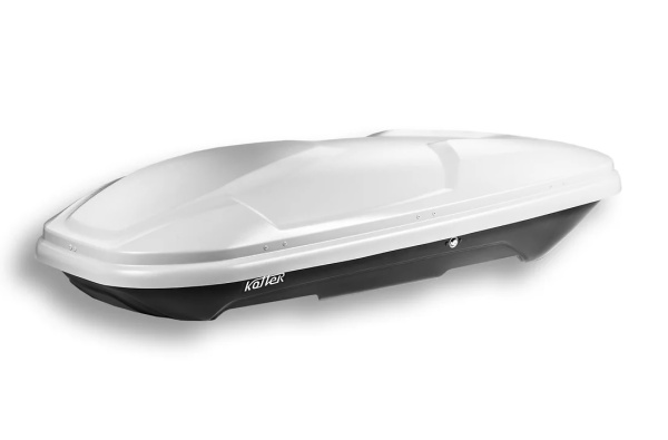 Автобокс на крышу Koffer S480 белый глянец (2090х860х390)