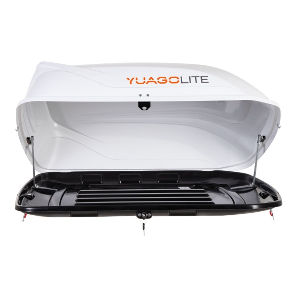 Автобокс на крышу YUAGO LITE 250 л. (1100х840х331) белый