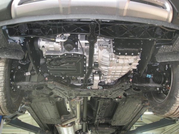 Защита картера Hyundai Santa Fe (2012-2017) Alfeco