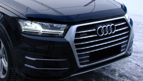 Дефлектор капота Audi Q7 II (2015-н.в.) "SIM"