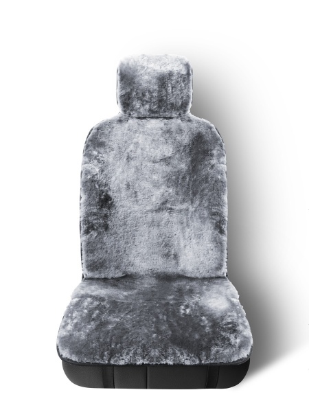 Накидка на сиденье из Мутона Серая (Пятигорск)