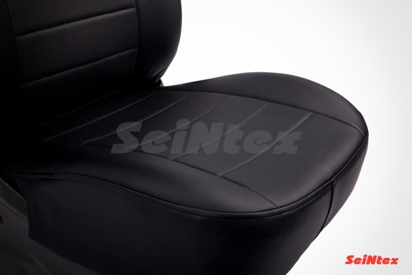 Авточехлы из экокожи для Renault Duster спинка 40/60 (2015-2020) "Seintex"