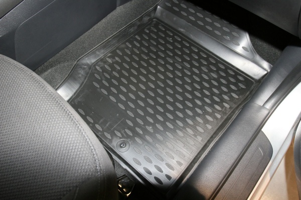 Коврики 3D в салон KIA Cerato Koup, 2009-н.в., 4 шт. (полиуретан)