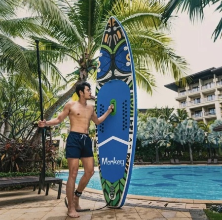 Надувная SUP-доска (сапборд) FunWater 02A Monkey (335x83x15 cm)