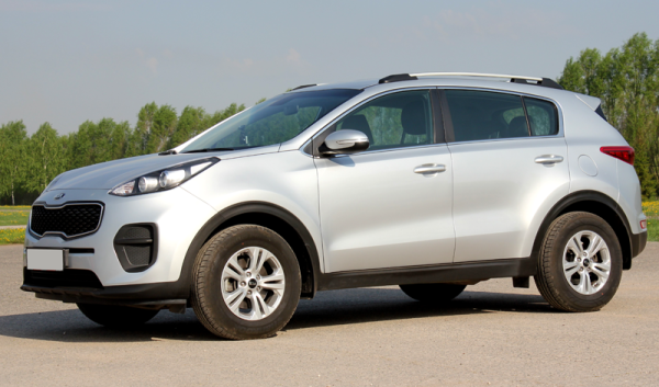 Рейлинги на крышу Kia Sportage IV (2016-н.в.)