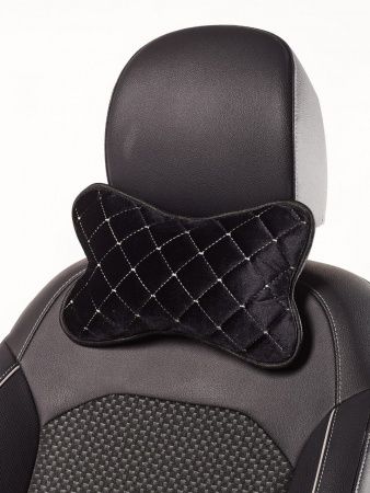 Подушка под шею из велюра