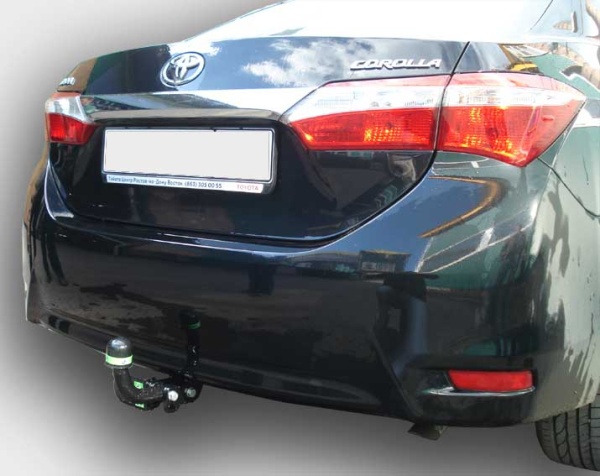 Фаркоп для Toyota Corolla E15/Е16, седан (без электрики) (2007-2019) «ЛидерПлюс»